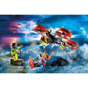 PLAYMOBIL 70143 Sea Rescue - Diver Rescue with Drone