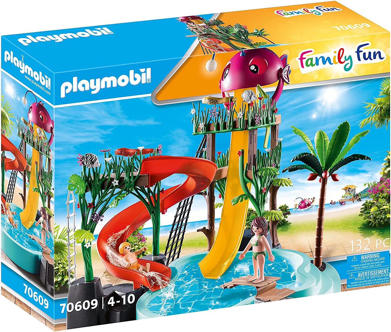 PLAYMOBIL 70609 Water Park with Slides