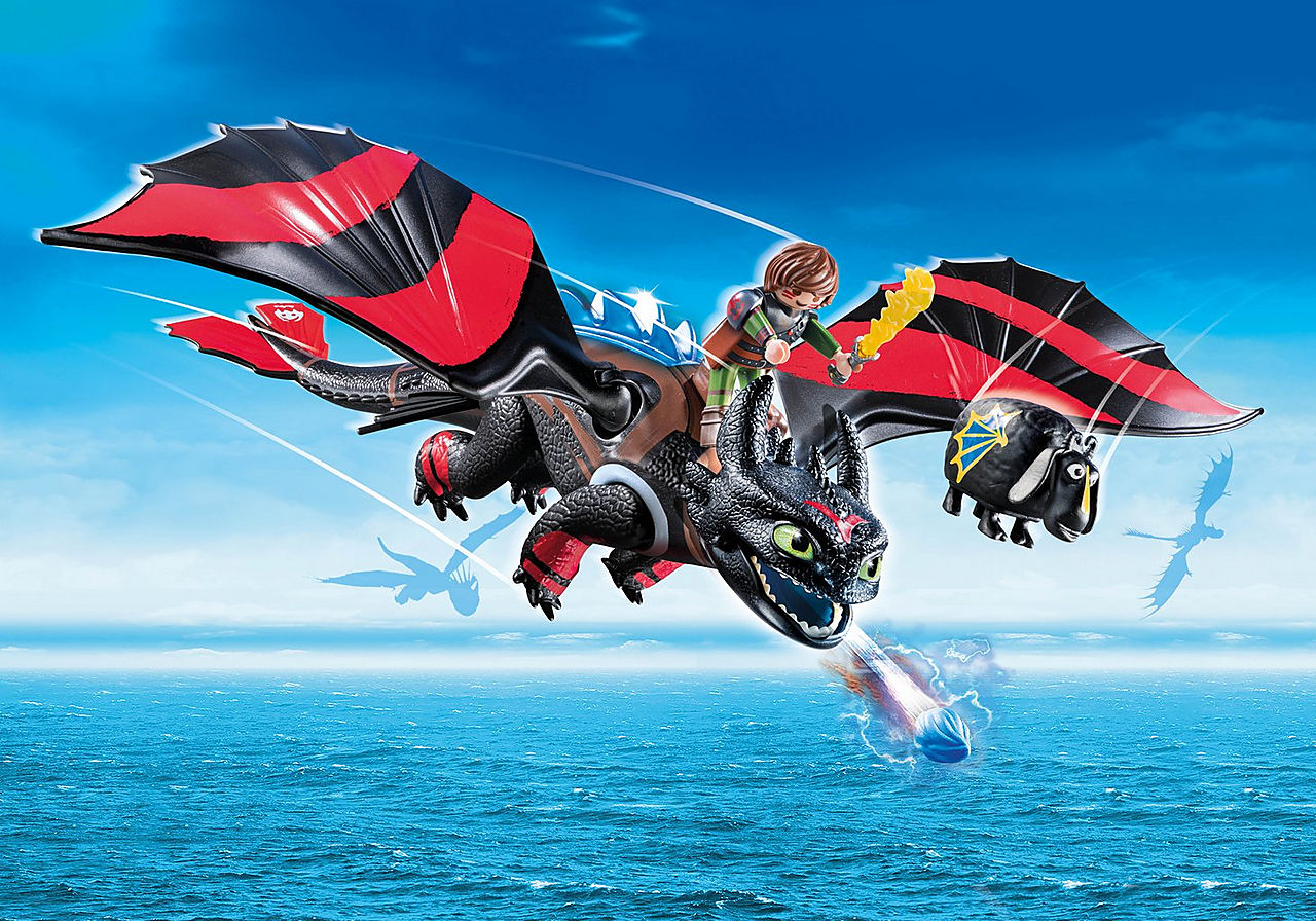 PLAYMOBIL 70727 Dragon Racing: Hiccup and Toothless