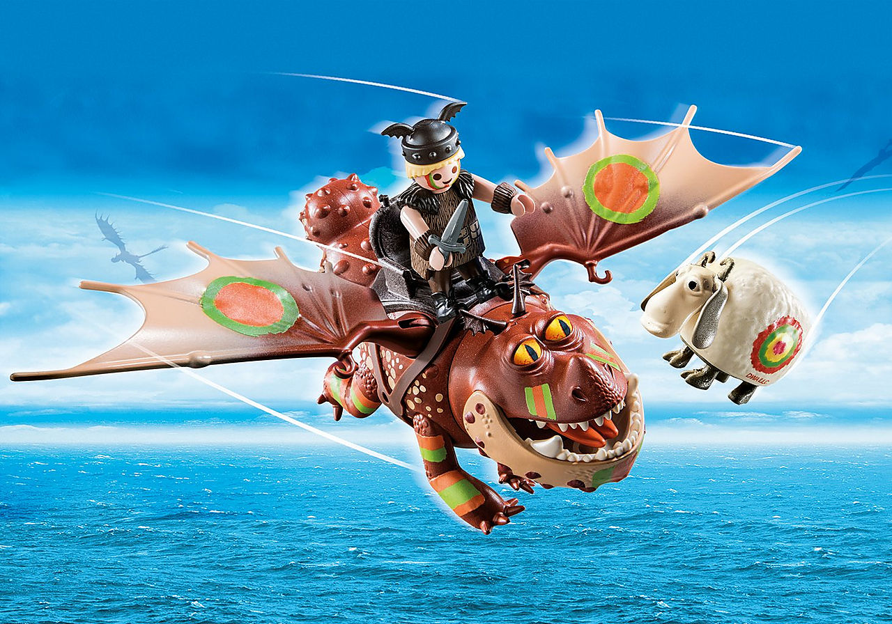 PLAYMOBIL 70729 Dragon Racing-Fishlegs and Meatlug