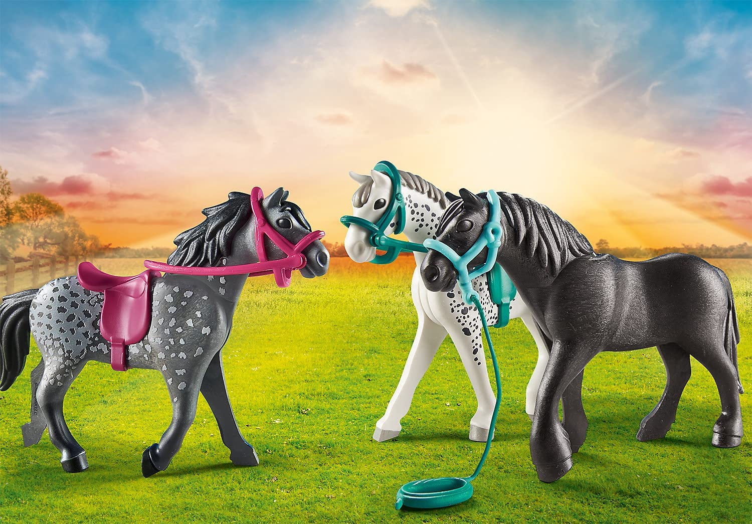 PLAYMOBIL 70999 Horse World-Horse Trio