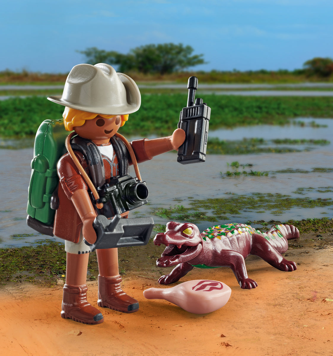 PLAYMOBIL 71168 Special Plus-Researcher with Alligator