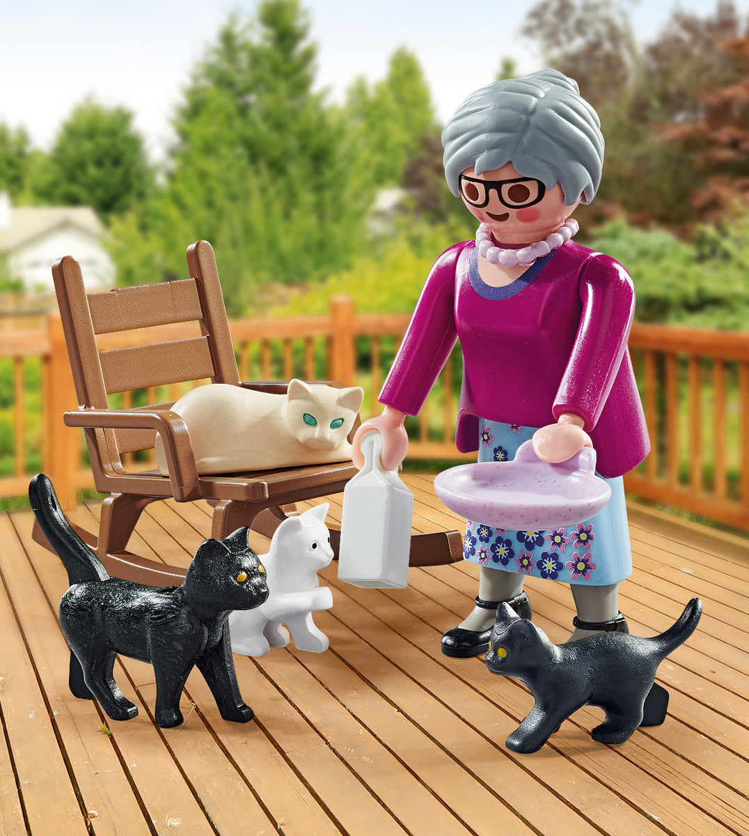 PLAYMOBIL 71172 Special Plus-Granny with Cats