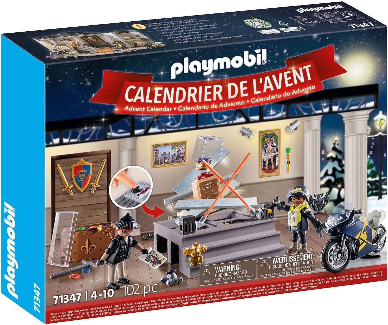 PLAYMOBIL 71347 Advent Calendar Police Museum Theft