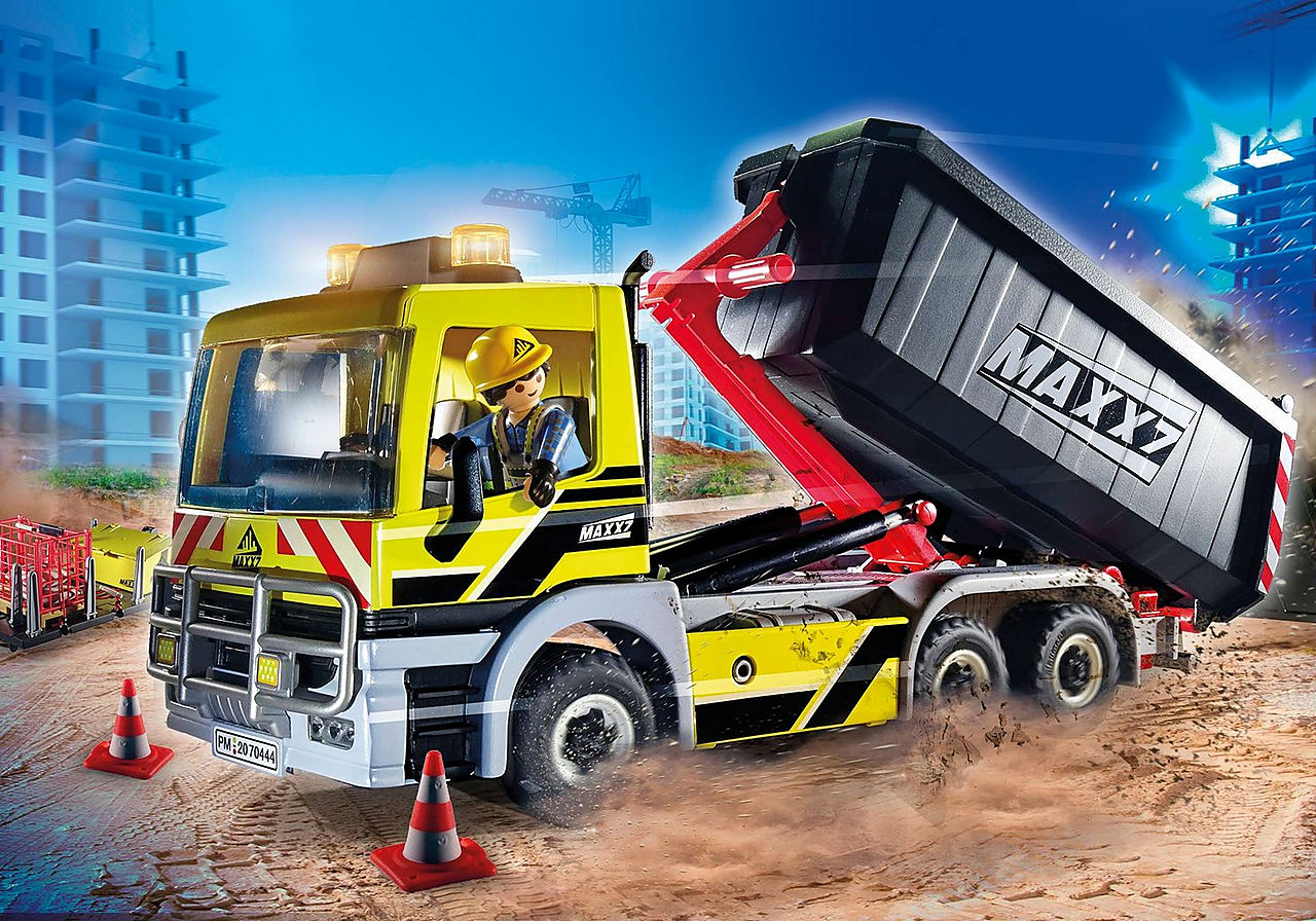 PLAYMOBIL Construction-Interchangable Truck