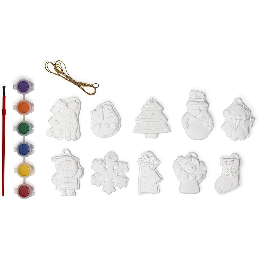 Paint Your Own Holiday Ornaments Set in Gift Box