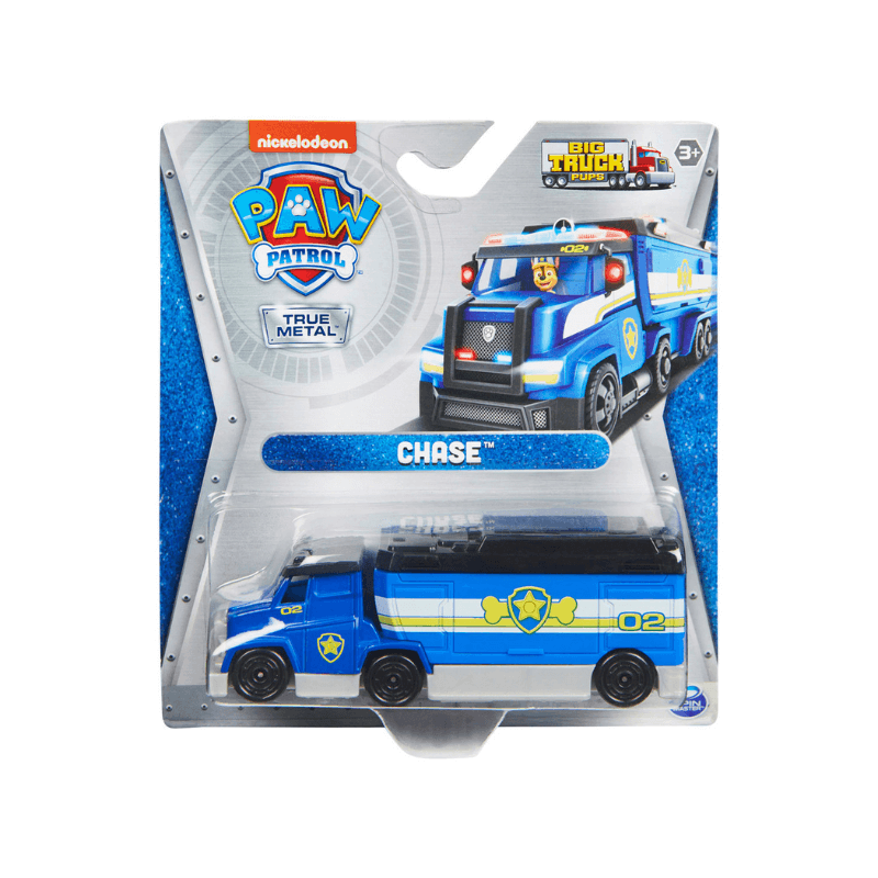 Paw Patrol True Metal Big Trucks Die Cast Vehicles - Chase