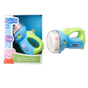 Peppa's Colour Change Light and Sound Torch