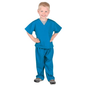 Personalized Jr. Dr. Scrubs - Astor Blue