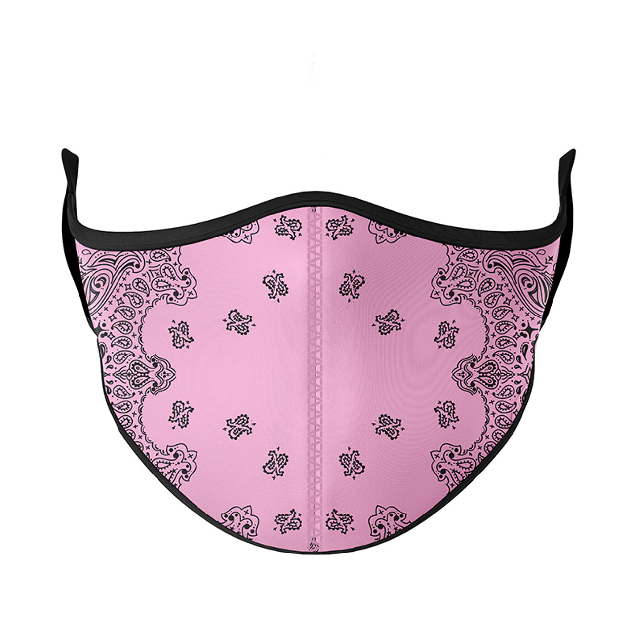 Pink Bandana Face Mask