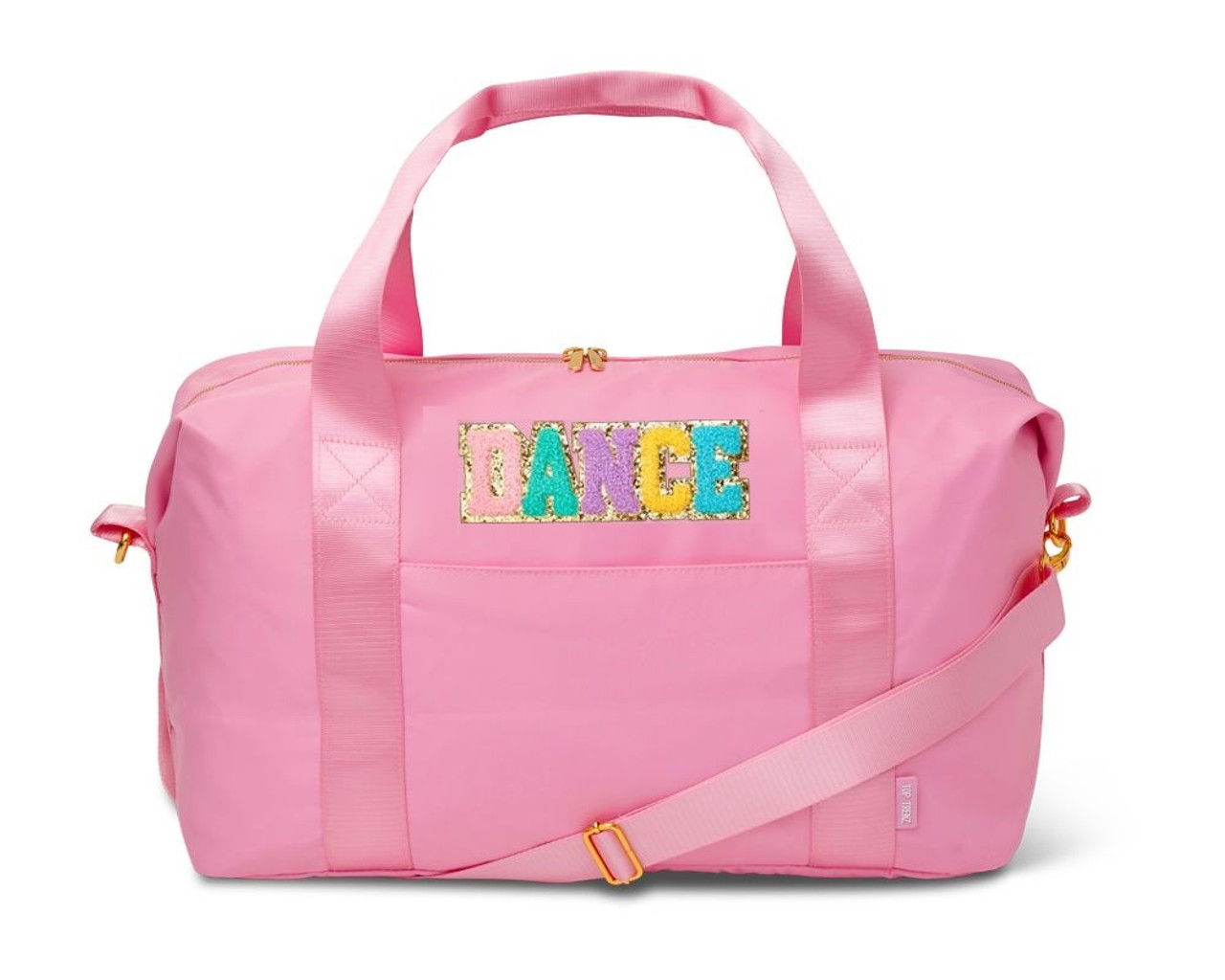 Pink Dance Sticker Patch Nylon Duffel bag