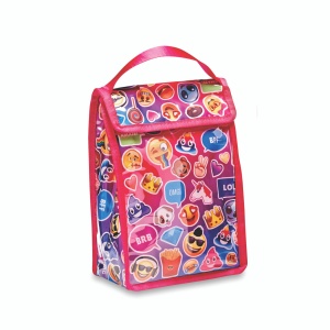 Pink Funk Print Insulated Snack Bag