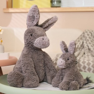 Pixie the Fluffy Donkey Plushie