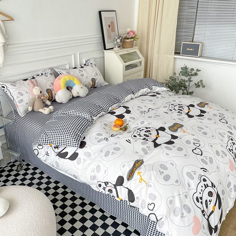 Playful Panda Bedding Set