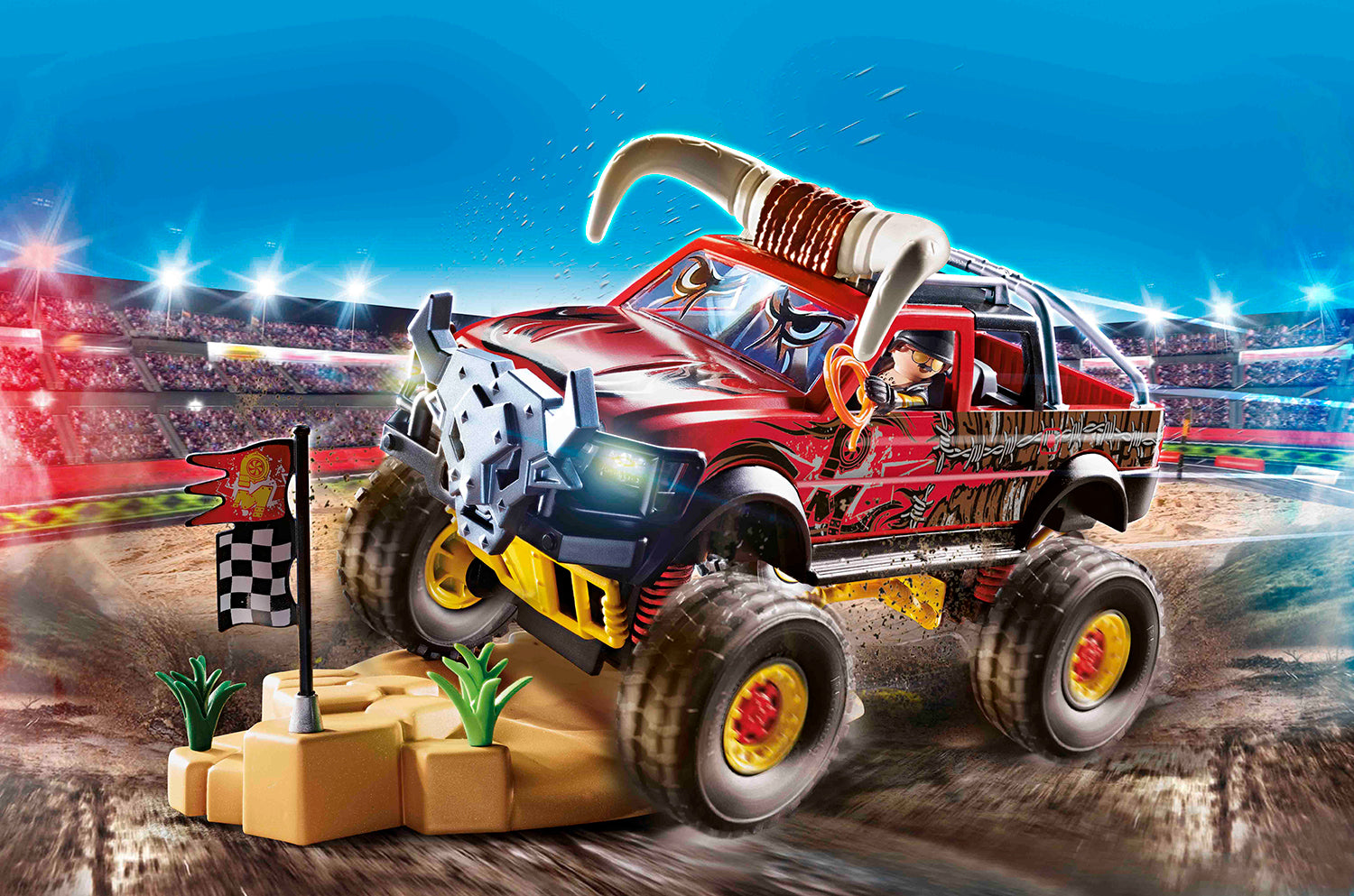 Playmobil 70549 Stunt Show Bull Monster Truck