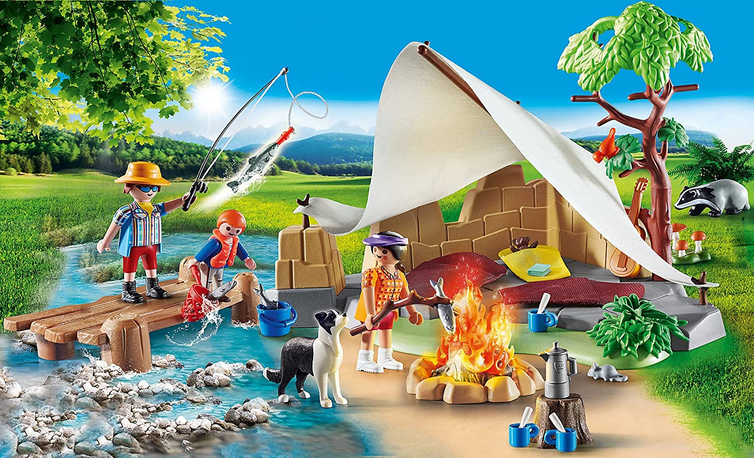 Playmobil 70743 Family Camping Trip