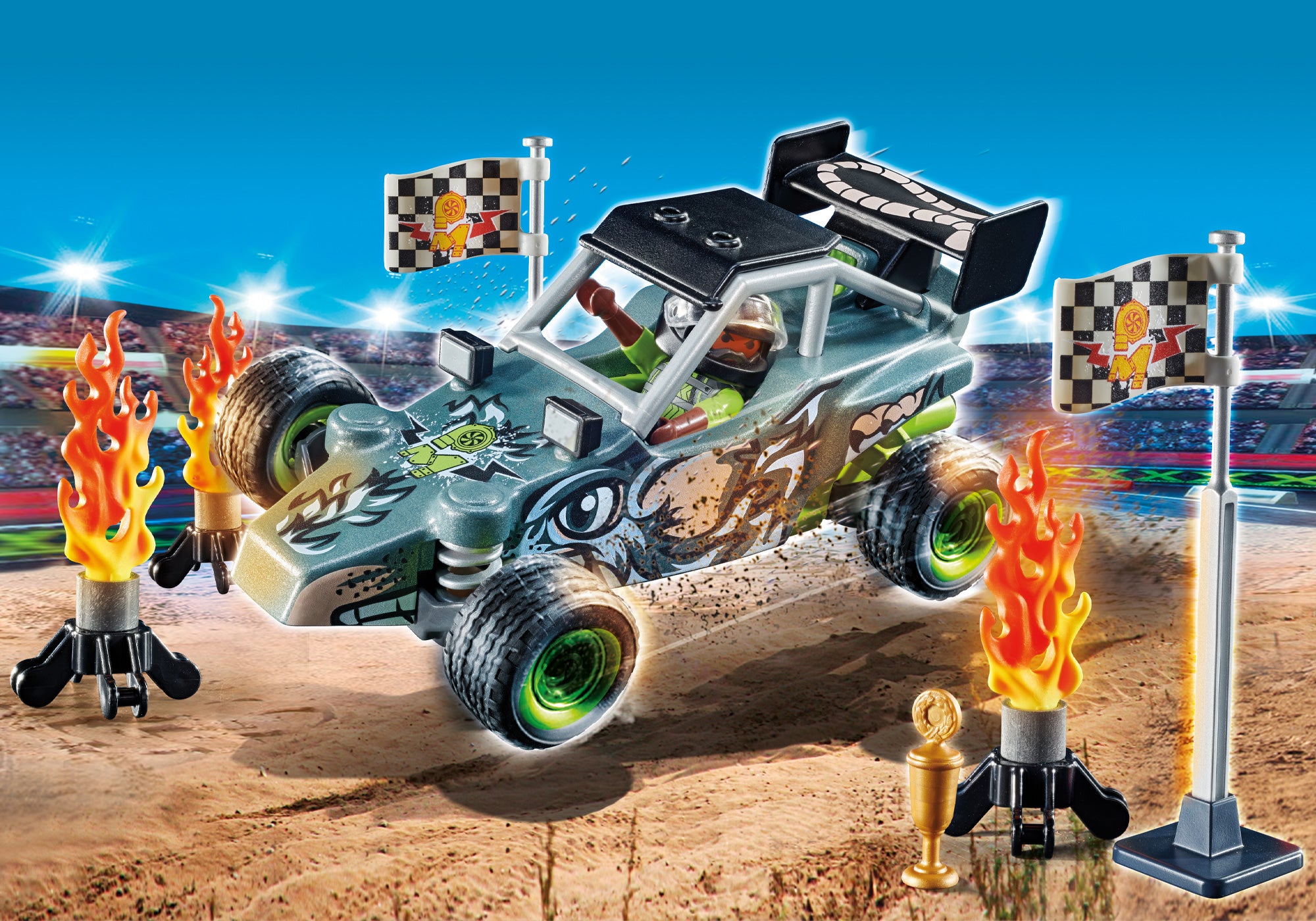 Playmobil 71044 Air Stunt Show-Racer