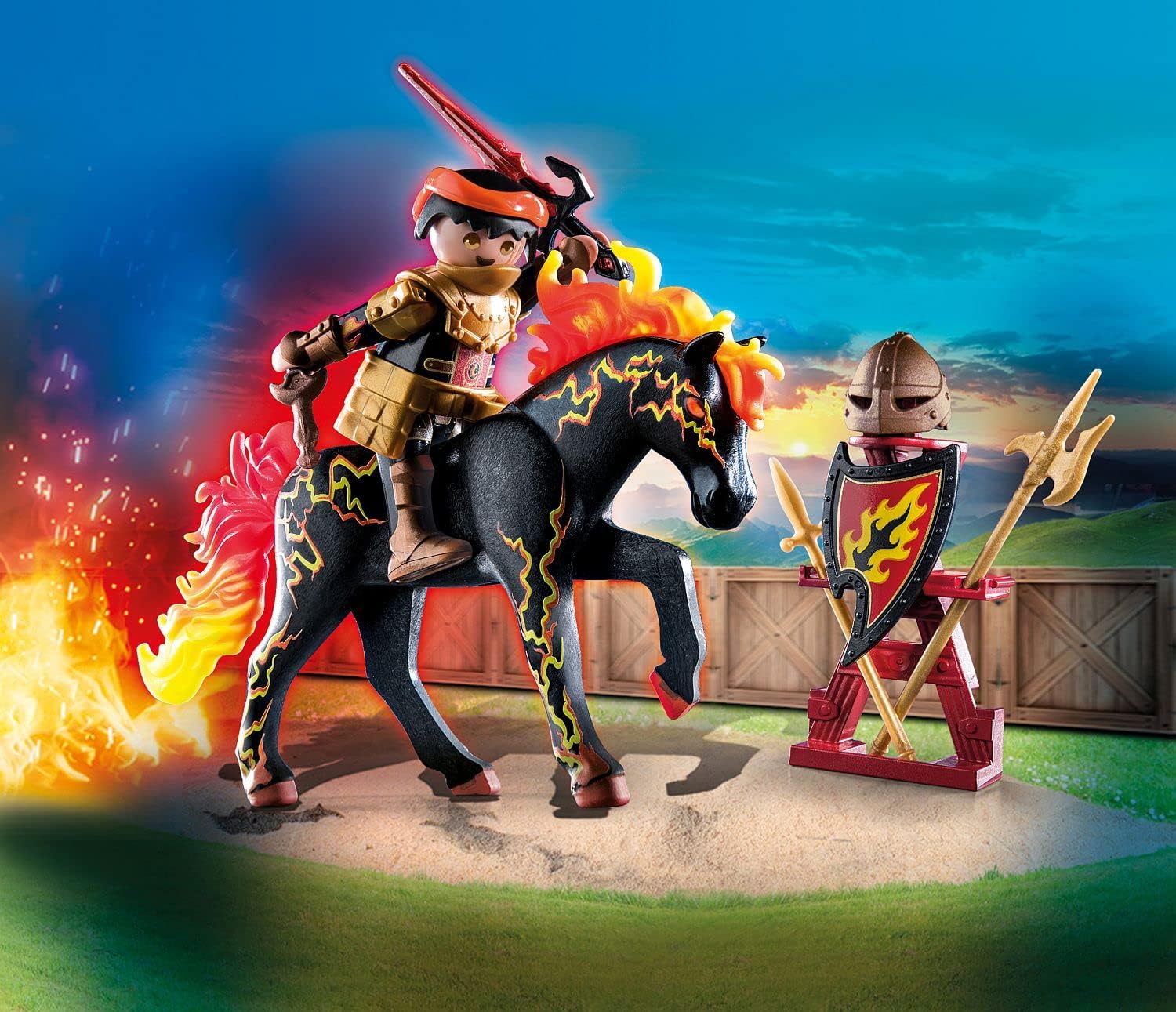 Playmobil 71213 Novelmore Burnham Raiders Fire Knight