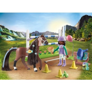 Playmobil 71355 Horses of Waterfall Zoe & Blaze with tournament area