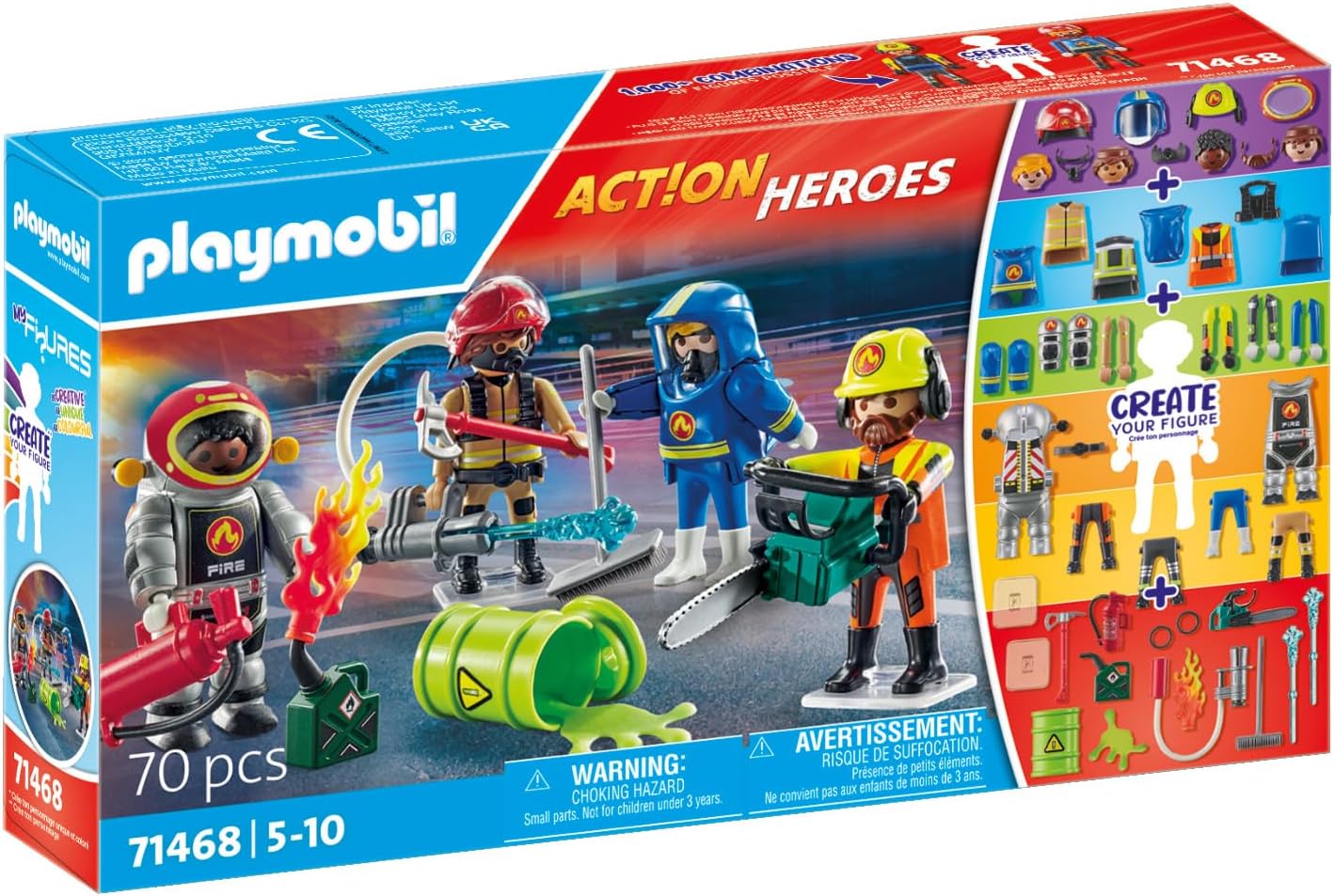 Playmobil 71468 Fire My Figures Fire Brigade