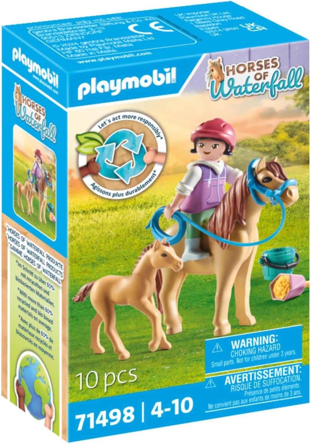 Playmobil 71498 Pony Child with Pony and foal