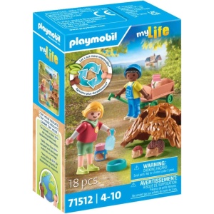 Playmobil 71512 Tiny House hedgehog family