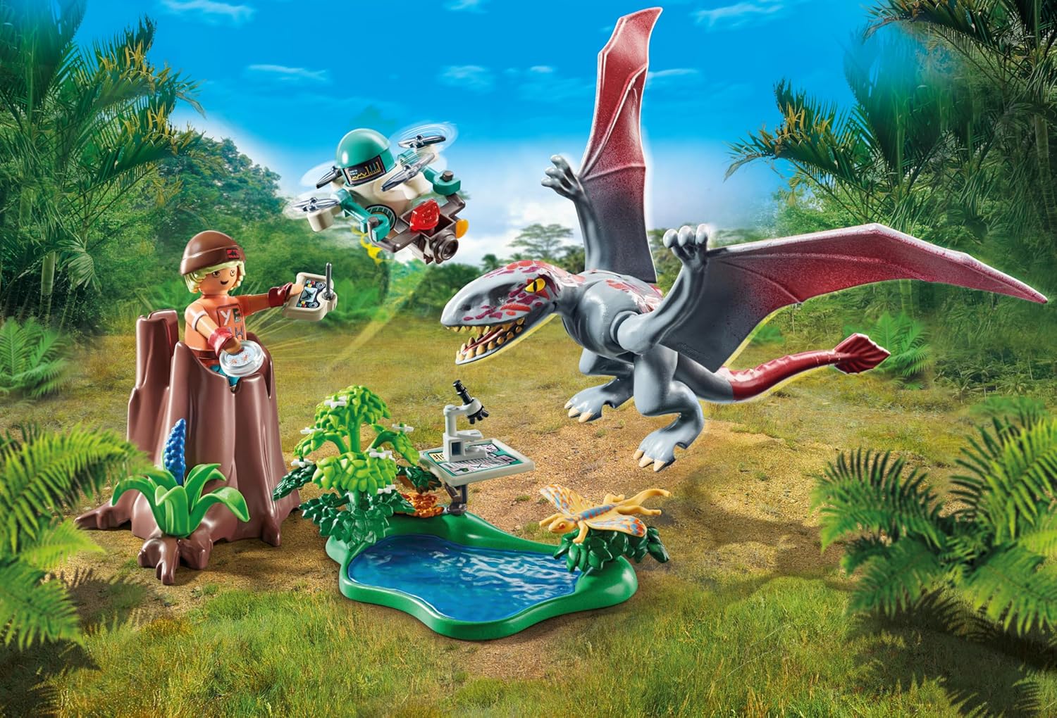 Playmobil 71525 Dinos Observatory for Dimorphodon