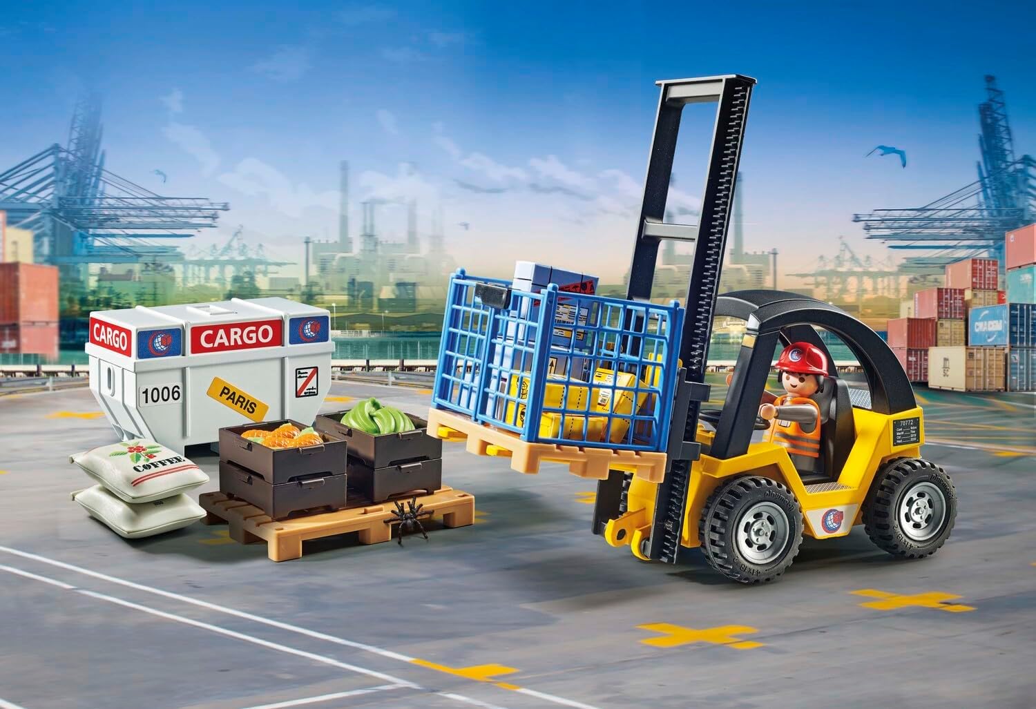 Playmobil 71528 Promo Forklift truck with cargo