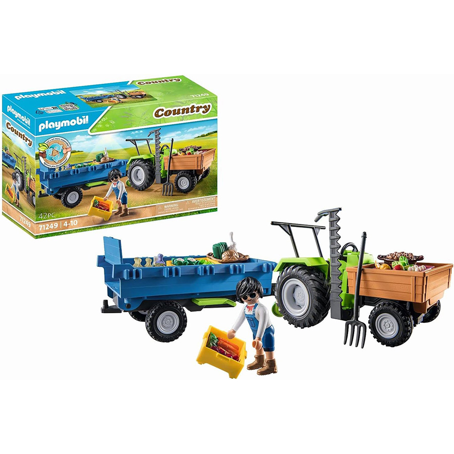 Playmobil Harvester Tractor with Trailer