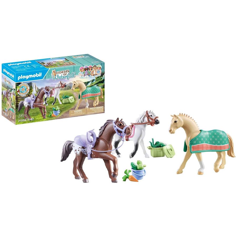 Playmobil Horses of Waterfall - Three Horse Set