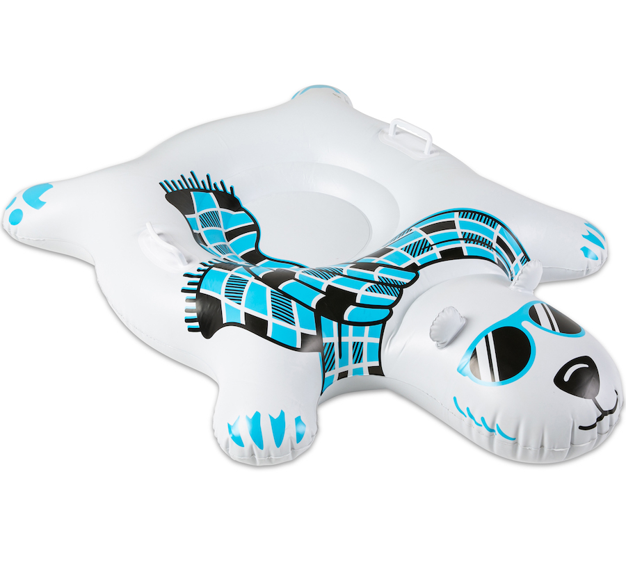 Polar Bear Snow Tube - Blue