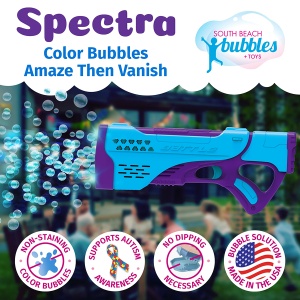 PoppinColorz Spectra Color Bubble Blaster