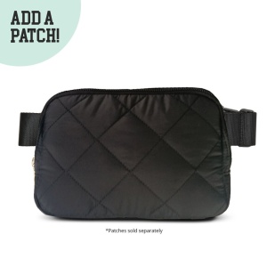 Puffer Diamond Stitch Crossbody Belt Bag