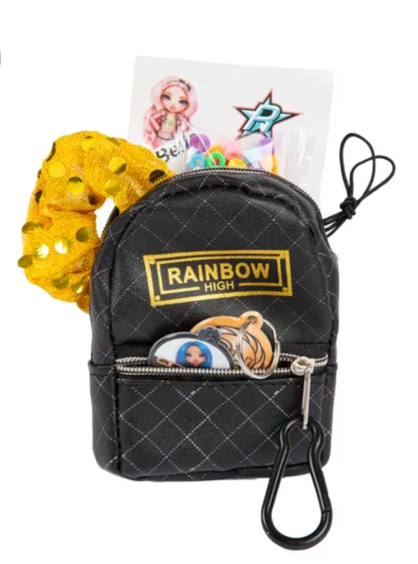 Rainbow High Black Mini Accessory Backpack