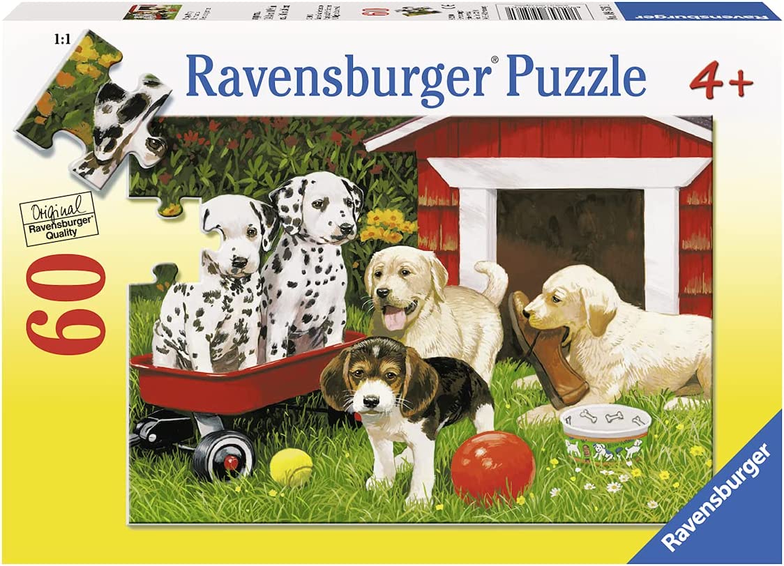 Ravensburger 095261 60 P Day Puppies