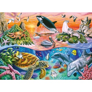 Ravensburger 106813 100 XXL Pieces Beautiful Ocean