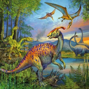 Ravensburger 3 x 49 P Dinosaur Facination