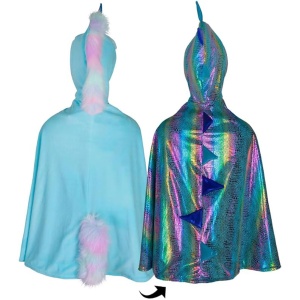 Reversible Unicorn / Dragon Cape - Size 5-6