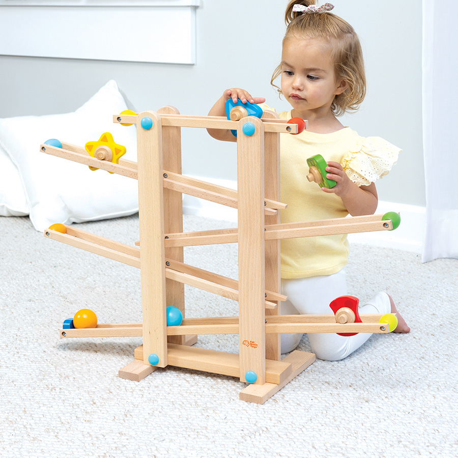 Roll 'n Go Wooden Marble Run