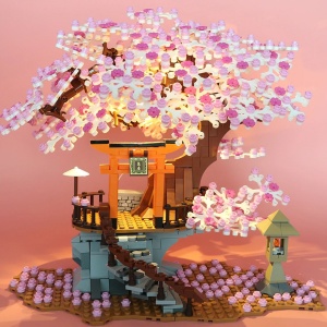 Romantic Light Up Japanese Cherry Blossom Tree Building Sets | Special Edition