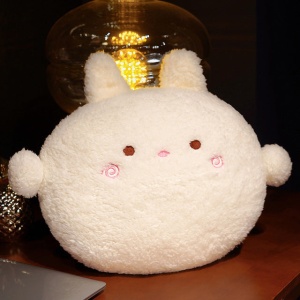 Round Fluffy Animal Pillow Plushie Collection