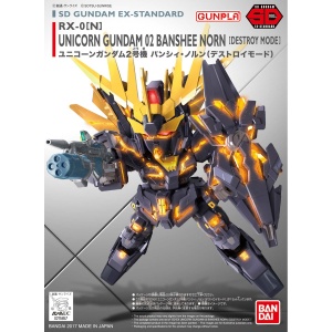 SD GUNDAM EX-STANDARD 015 UNICORN GUNDAM 02 BANSHEE NORN (DESTROY MODE)