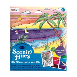 Scenic Hues D.I.Y. Watercolor Kit Ocean Paradise