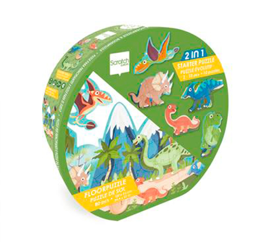 Scratch Europe 2-in-1 Starter and Floor Puzzle - Dino