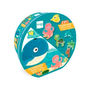 Scratch Europe 2-in-1 Starter and Floor Puzzle - Ocean