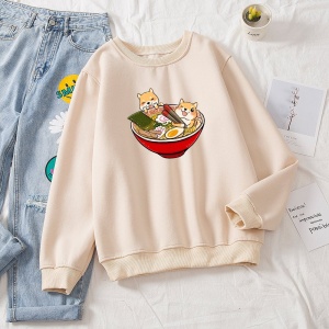 Shibas Bathing in Ramen Sweatshirt