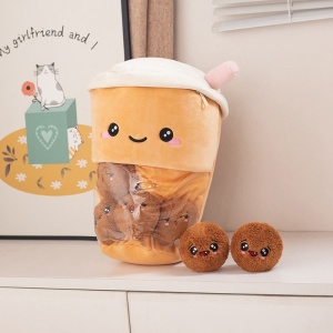 Smiling Boba Dessert Plushie