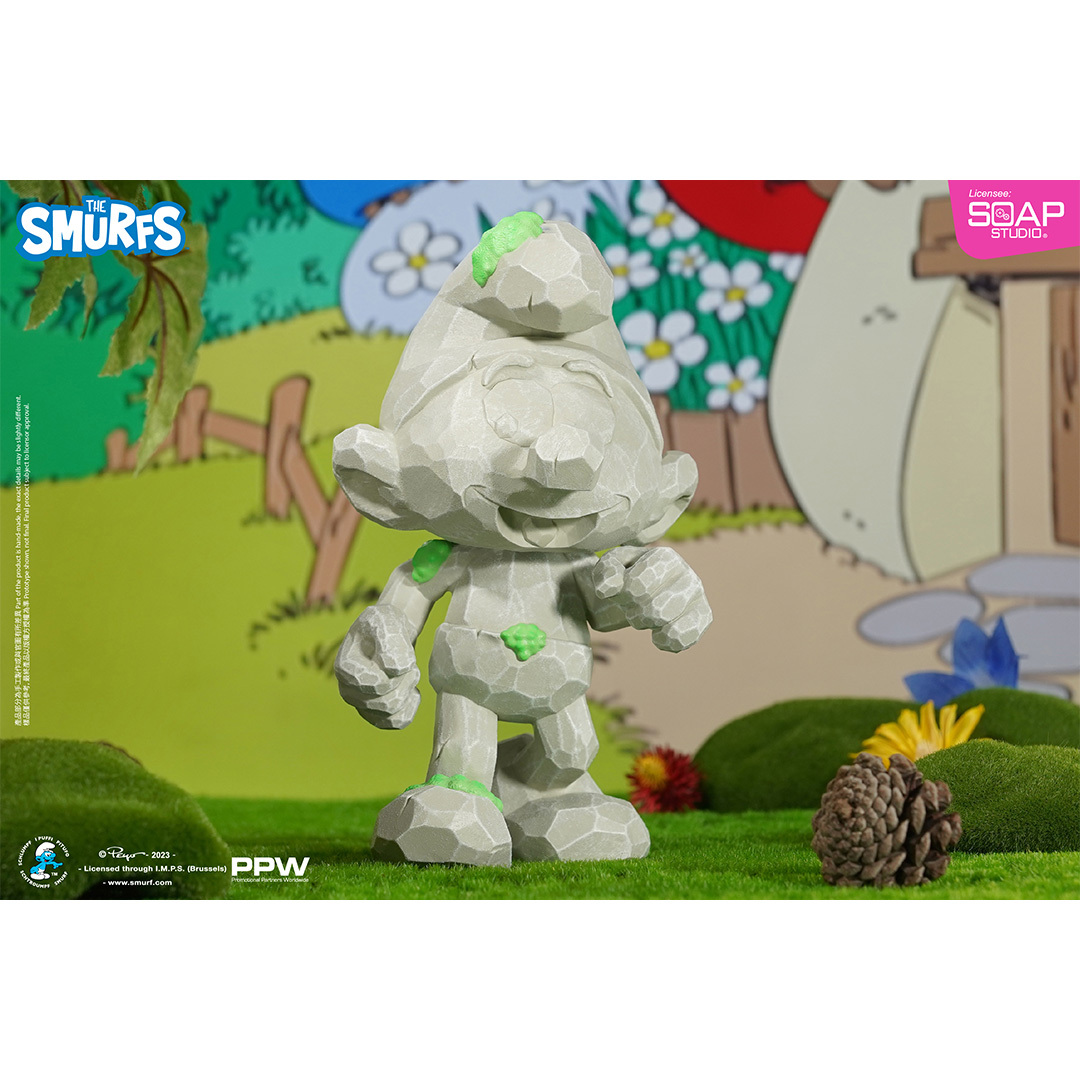 Smurfs - Carving Smurfette Statue (White Stone Ver.)