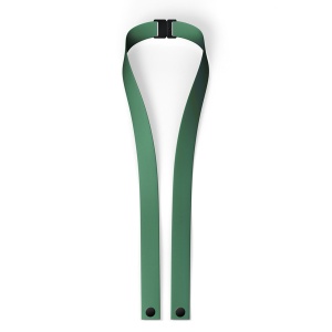 Solid Green Mask Lanyard w/Safety Breakaway Clip