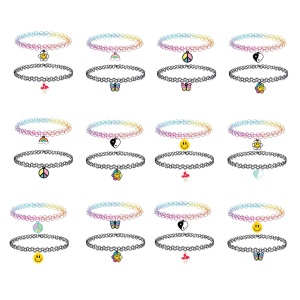 Tattoo Chokers Dangle Charm Set - Y2K Collection